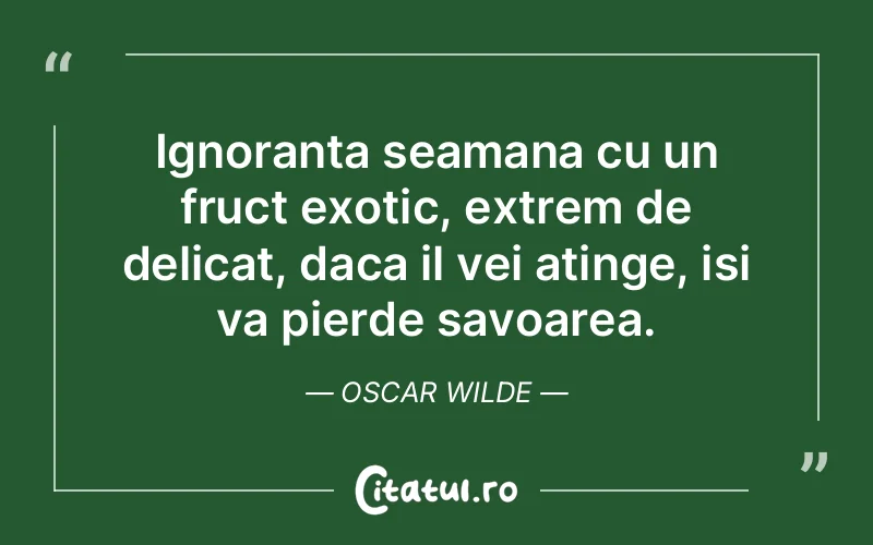 Citat Oscar Wilde - citate viata