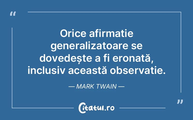 Citat Mark Twain - citate viata