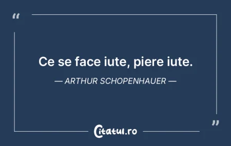 Greu se ridica acela pe care l-a doborat...