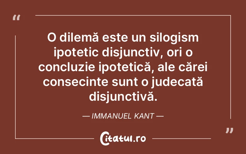 Citat Immanuel Kant - citate viata