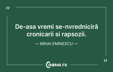 Ne-ar fi placut mai mult, daca ne-ar fi ...