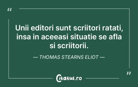 Dupa ce a fost refuzat de numerosi edito...