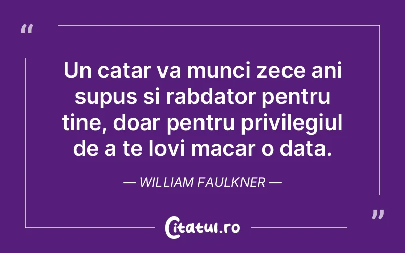 Citat William Faulkner - citate viata