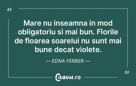 Cand sunt buna sunt foarte, foarte buna,...