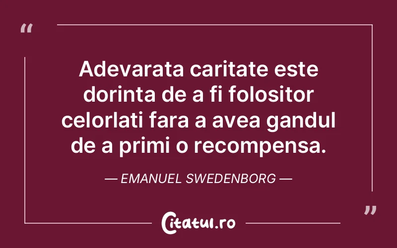 Citat Emanuel Swedenborg - citate viata