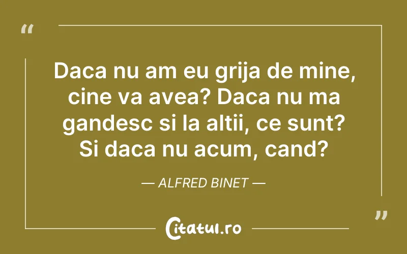 Citat Alfred Binet - citate viata