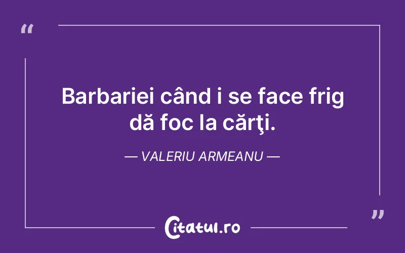 Citat Valeriu Armeanu - citate viata