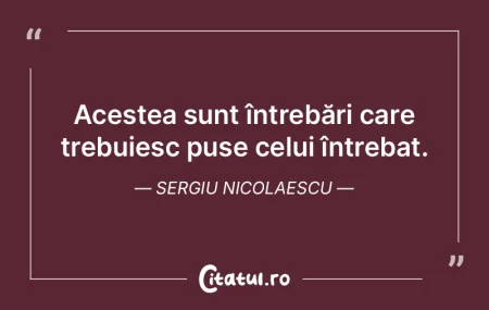 Partidul este o opinie organizată. Benj...