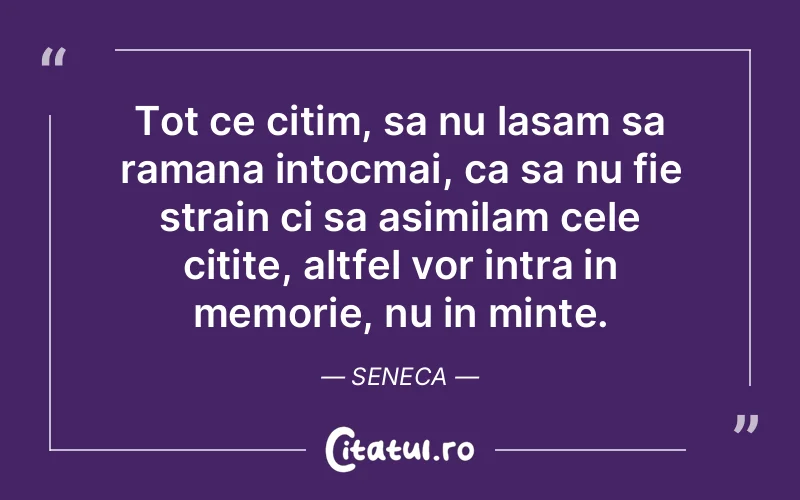 Citat Seneca - citate viata