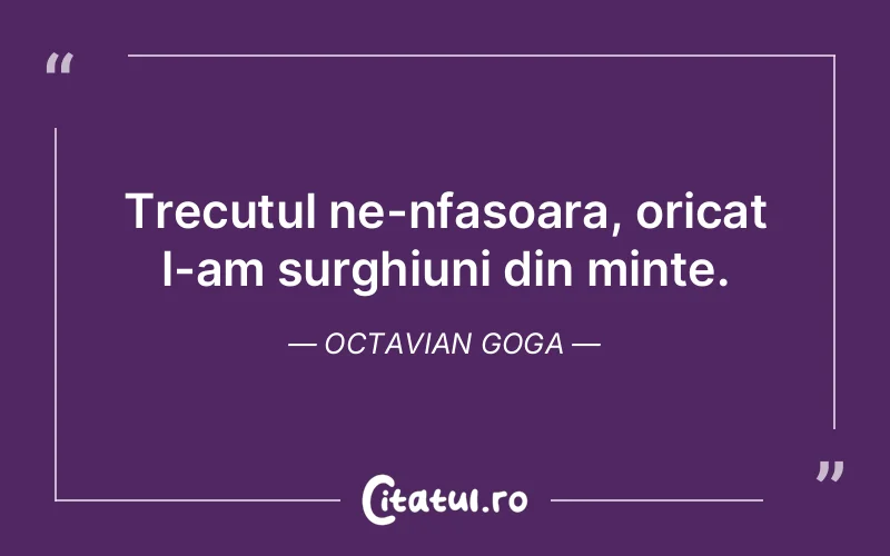Citat Octavian Goga - citate viata