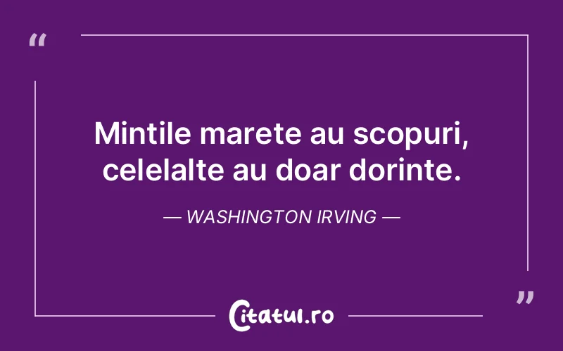 Citat Washington Irving - citate viata