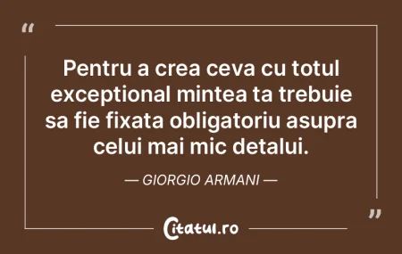 Cand mintea se indoieste, cel mai mic im...