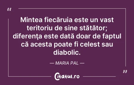 Mintea nu-i pentru a memora ceva, ci pen...