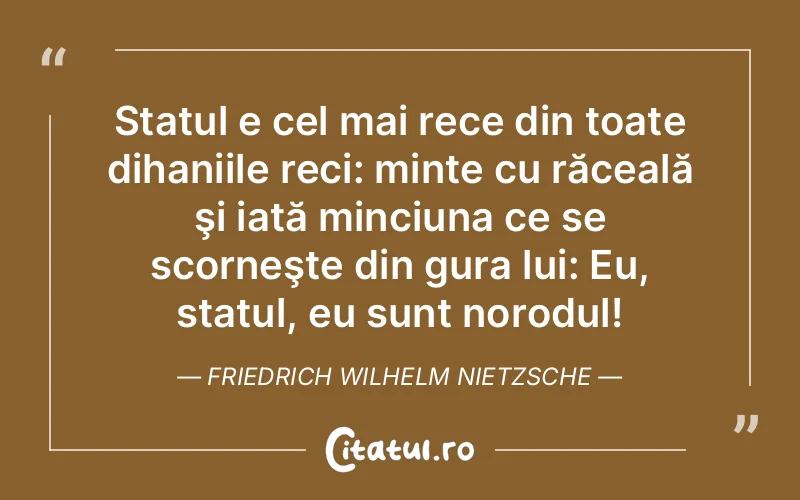 Citat Friedrich Wilhelm Nietzsche - citate viata