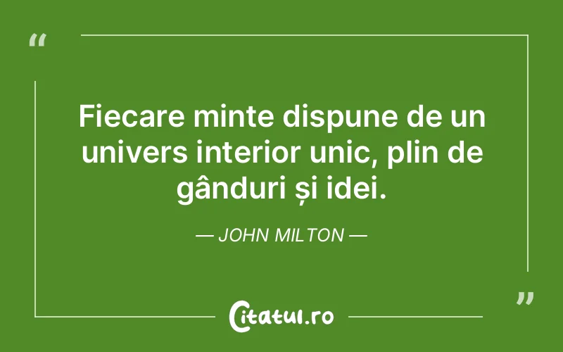 Citat John Milton - citate viata