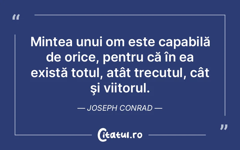 Citat Joseph Conrad - citate viata