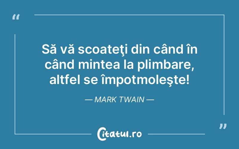 Citat Mark Twain - citate viata