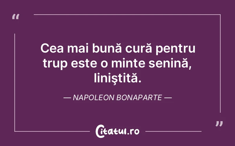 Citat Napoleon Bonaparte - citate viata