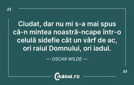Cărţile ne arată ceea ce mintea noast...