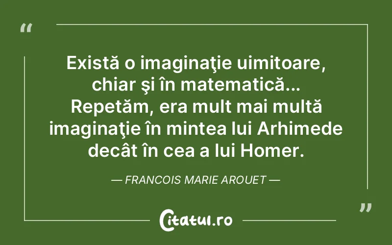 Citat Francois Marie Arouet - citate viata