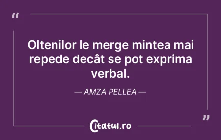Gândesc foarte rar în cuvinte. Îmi tr... Gândesc foarte rar în cuvinte. Îmi tr...