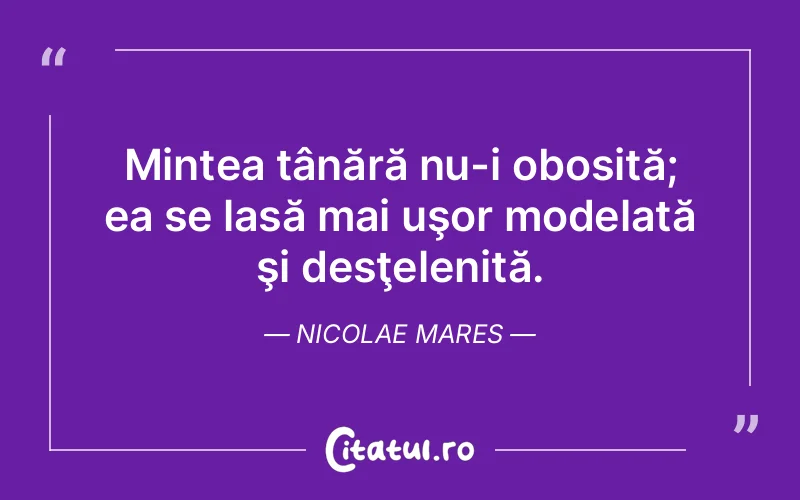 Citat Nicolae Mares - citate viata