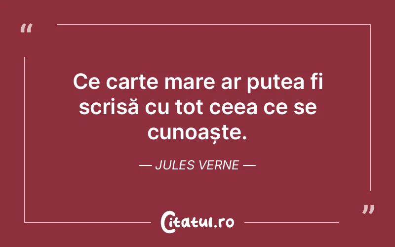 Citat Jules Verne - citate viata