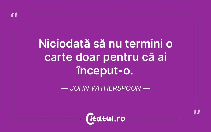 Citat John Witherspoon - citate viata