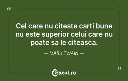 Cartea buna e ca si o conversatie cu un ...