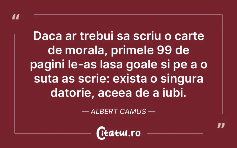 Citat Albert Camus - citate viata
