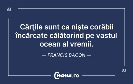 Aruncaţi toate celelalte cărţi, căci...
