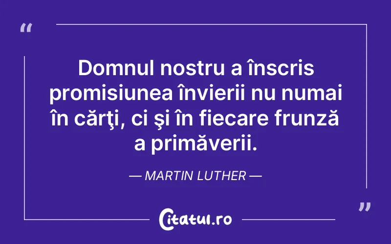 Citat Martin Luther - citate viata