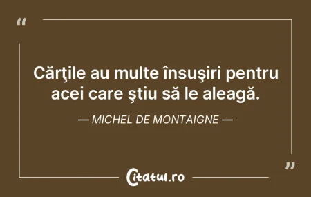 Prefer în general, cărţile care folos...