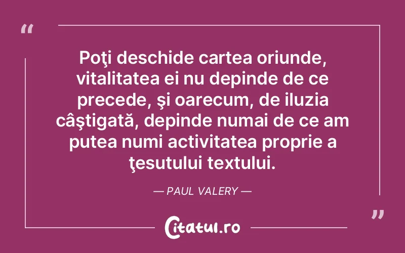 Citat Paul Valery - citate viata