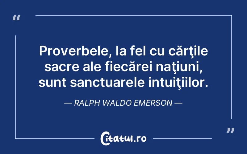 Citat Ralph Waldo Emerson - citate viata