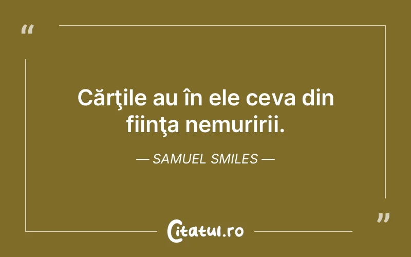 Citat Samuel Smiles - citate viata