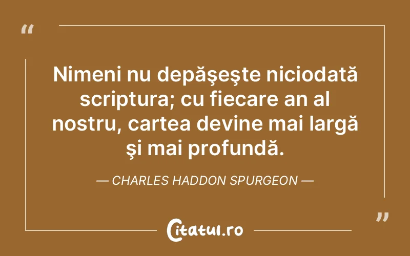 Citat Charles Haddon Spurgeon - citate viata