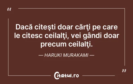 Spune-mi ce-ai reţinut din lectura unei...