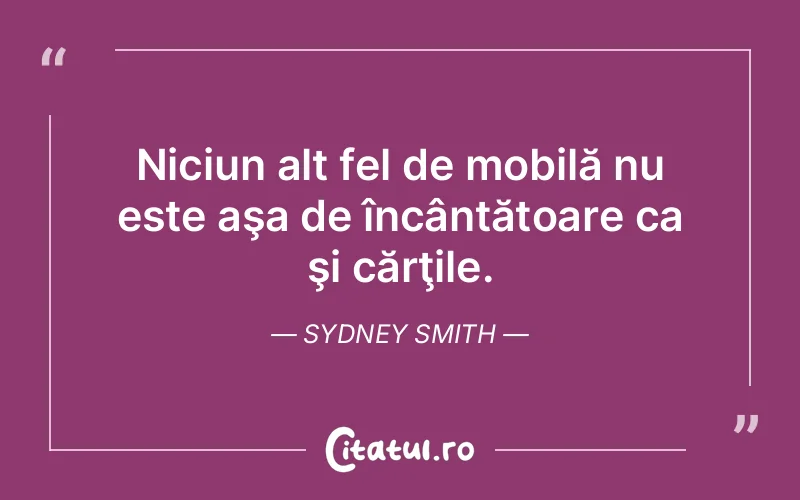 Citat Sydney Smith - citate viata