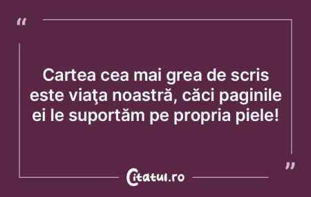 Stilul şi structura sunt esenţa unei c...