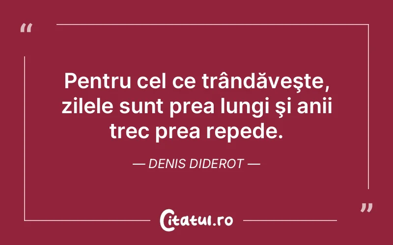 Citat Denis Diderot - citate viata
