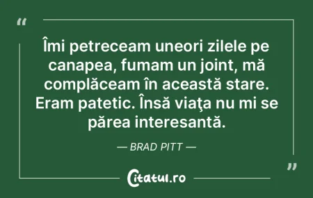 Nu ne amintim zile, ne amintim clipe. Ce...