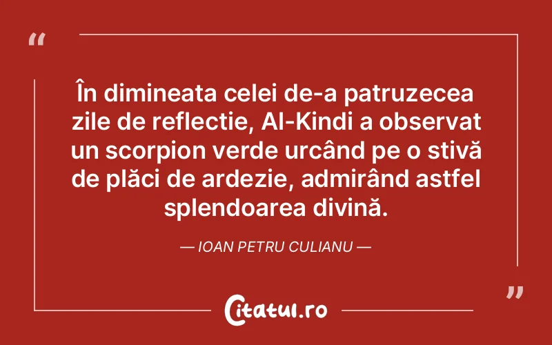 Citat Ioan Petru Culianu - citate viata