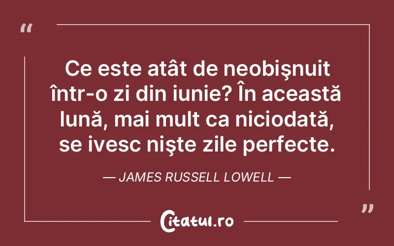 Citat James Russell Lowell - citate viata