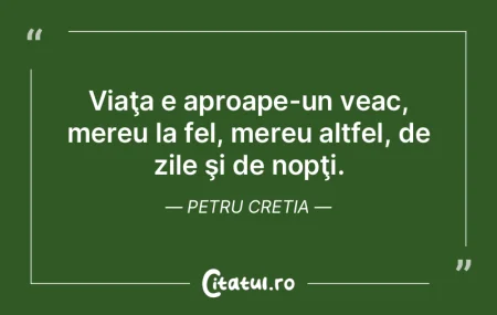 Există zile în care îţi doreşti să...