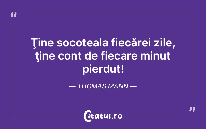Citat Thomas Mann - citate viata