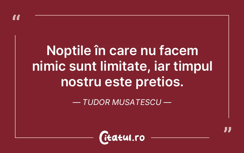 Citat Tudor Musatescu - citate viata