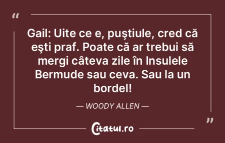 Niciodată dezordinea mondială n-a fost...
