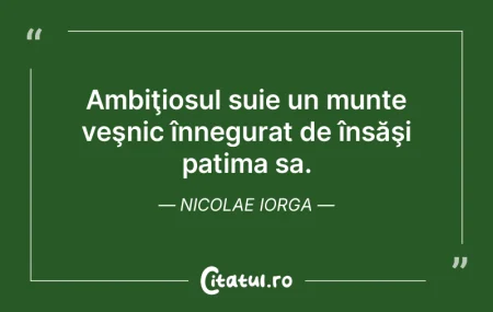 La ce bun liniştea unei lumi întregi d...