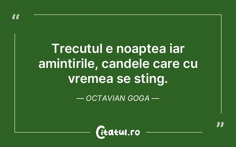 Citat Octavian Goga - citate viata